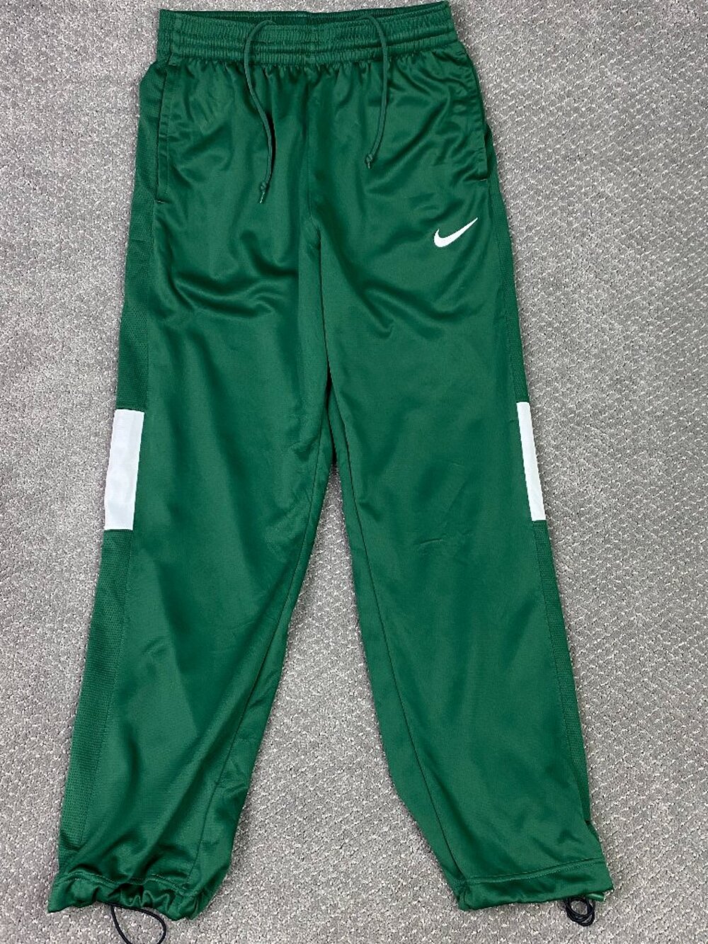 Nike Rivalry Warmup Pants Mens Large Green White Basketball Track 802334-342